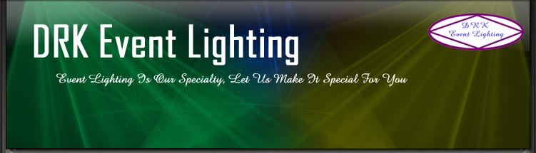 DRK Event Lighting - Event Lighting Is Our Specialty, Let Us Make It Special For You